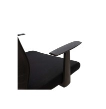 Silla de Oficina Ergonómica en Malla Negra de Gran Resistencia con Reposabrazos - 105/93x61x53 cm, Comodidad y Durabilidad